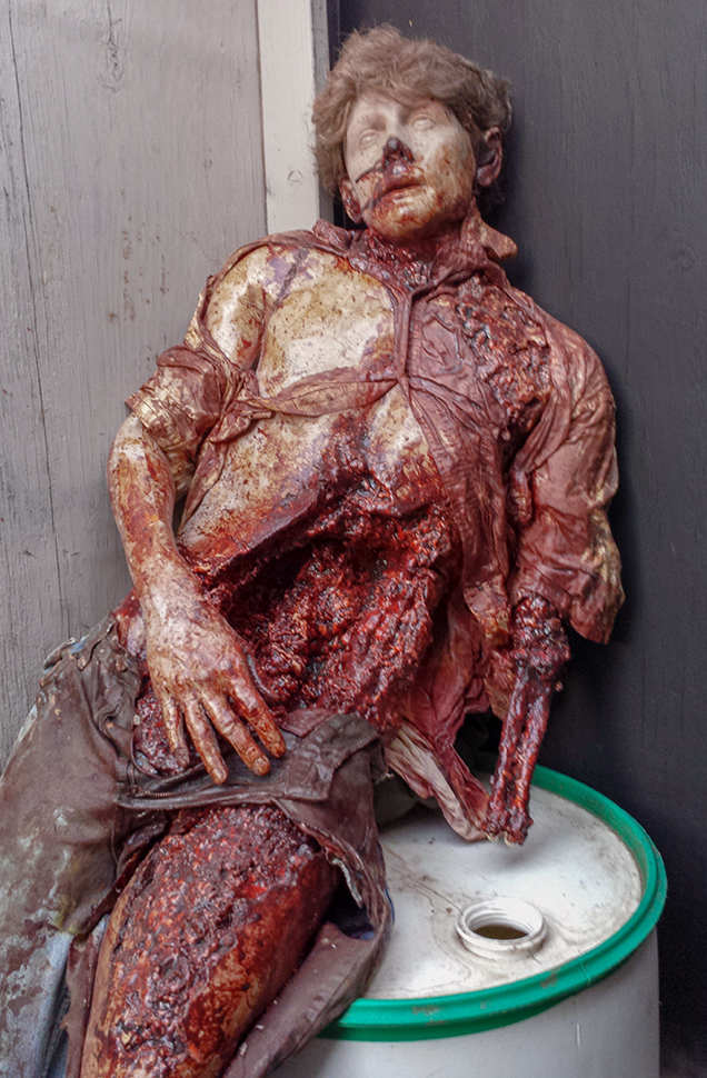 Zombie Victim for Haunted Attraction