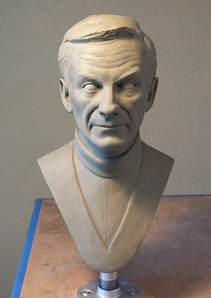 "Dr. Smith" Mini Bust sculpt for resin model kit (incomplete)