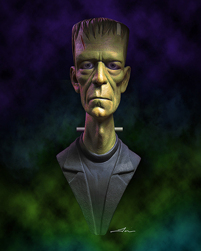 "Frankenstien's Monster" Digital Art by Me