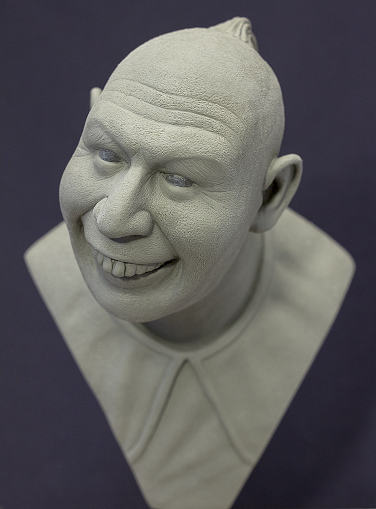 "Schlitzie" Mini Bust sculpt for resin model kit (incomplete)