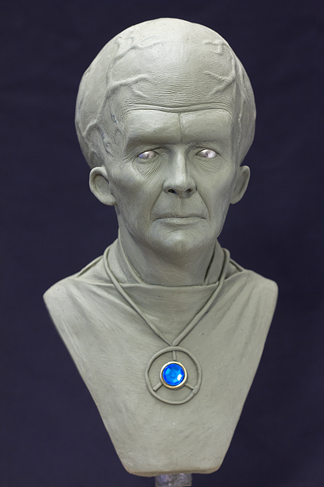 "Talosian" Mini Bust sculpt for resin model kit (incomplete)