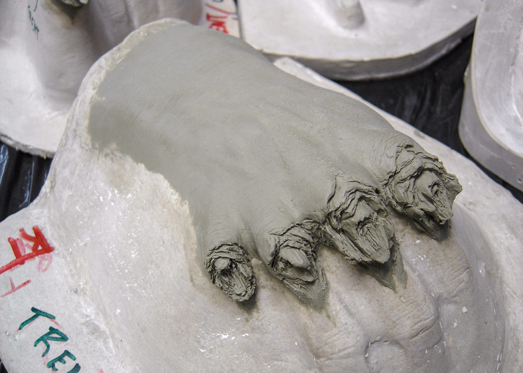 Wound sculpt - (Hand) for Vincent Guastini Productions